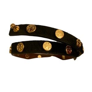 Tori Burch Fur Wrap Around Bracelet